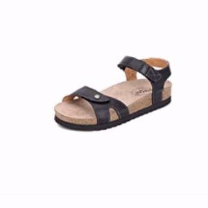 Taos Footwear Women's Luvie Black Sandal 10-10.5 M US